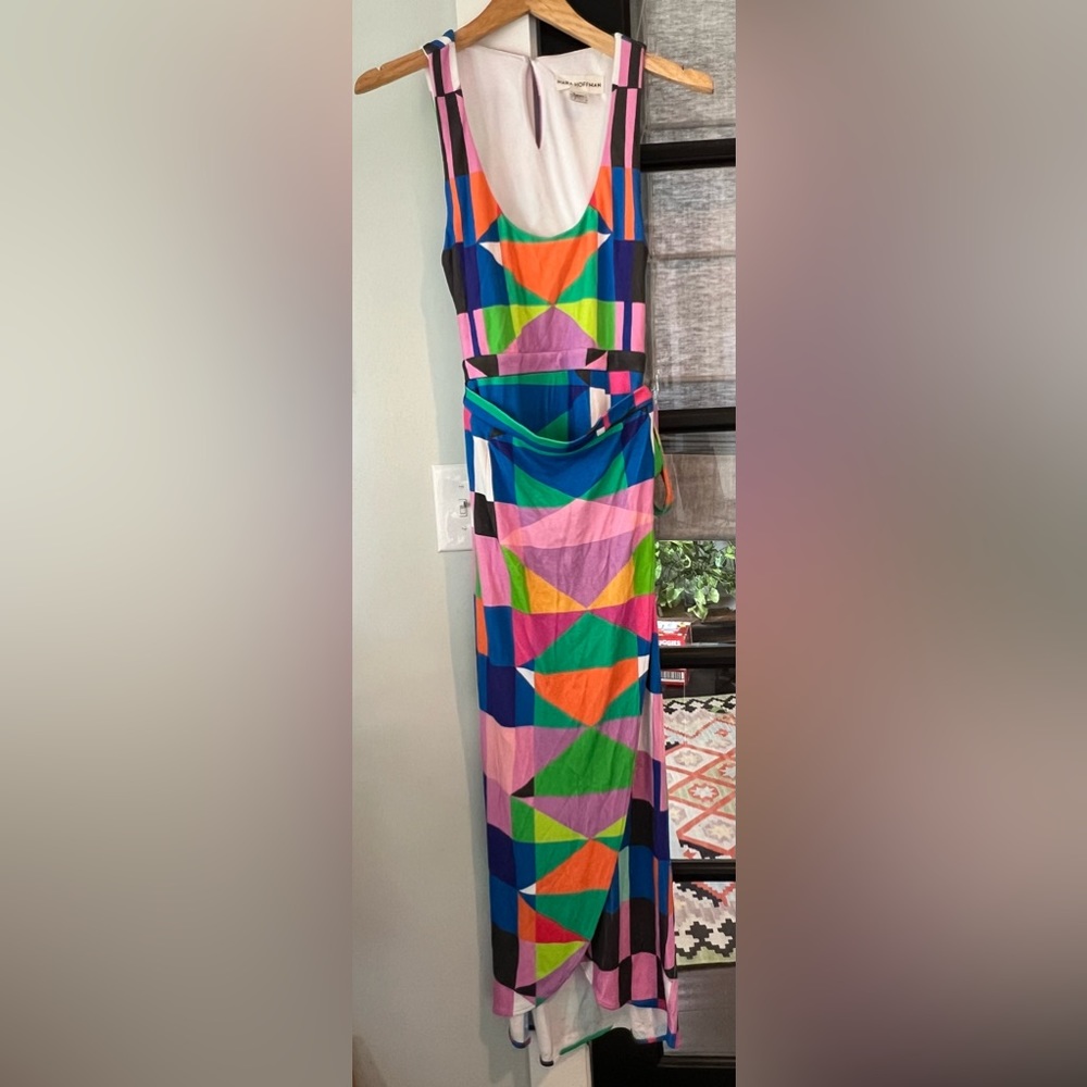 Gorgeous Mara Hoffman midi wrap dress